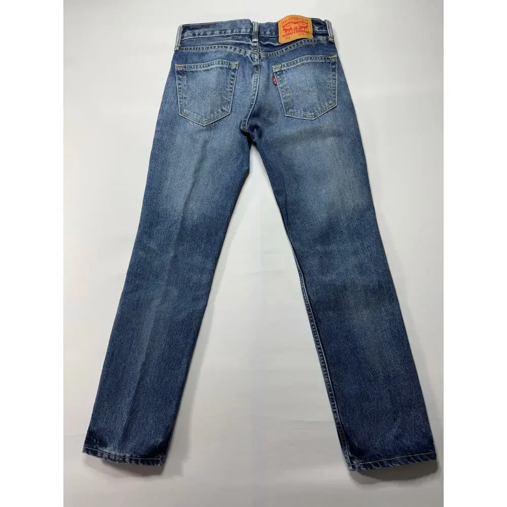 Levi's‎ 511 Men's Slim Fit Straight Leg Blue Denim Jeans - Size 29x28.5*